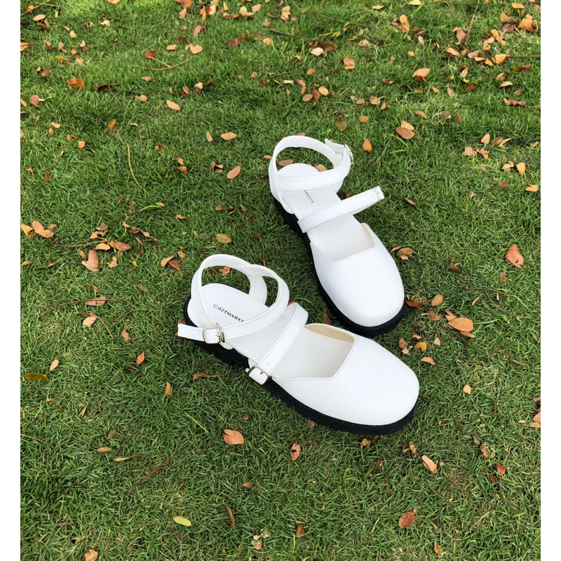 Jual ZIA SANDAL // korean sandal // sandal aesthetic Shopee Indonesia