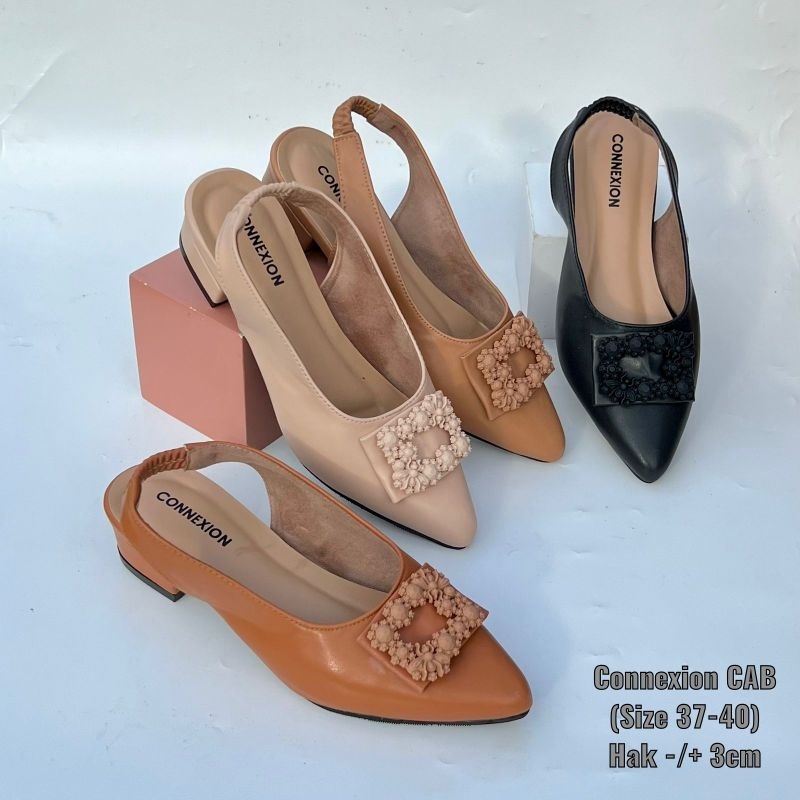 Sepatu bustong fladeo karet