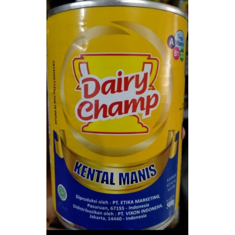 

Dairy Champ 500Gr Eceran Susu Krimer Kental Manis