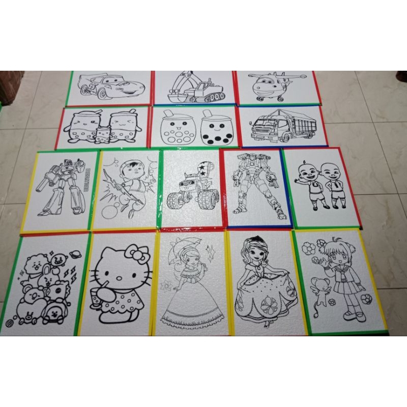 

sterofoam lukis karakter termurah viral