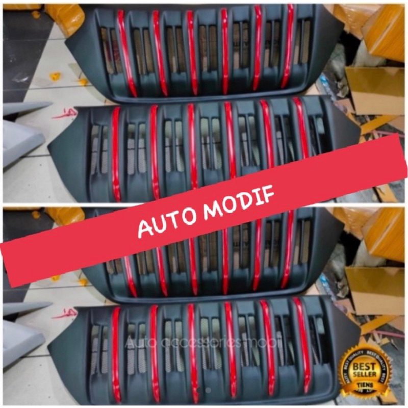 grill avanza 2016 2017 2018 model apollo hitam doff