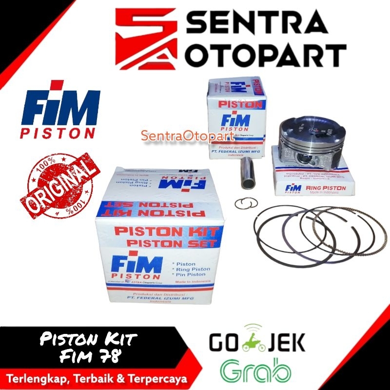 Piston seher kit cb 150 led cb 150r led sonic oversize 300 fim