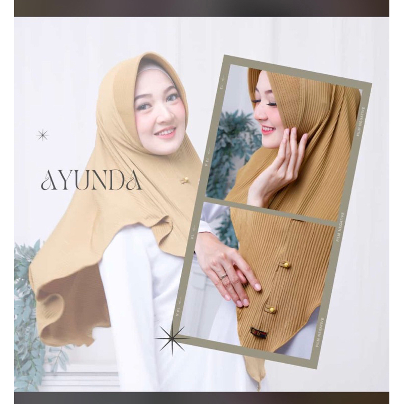 Hijab Bergo Plisket Ayunda by Lulu Hijab