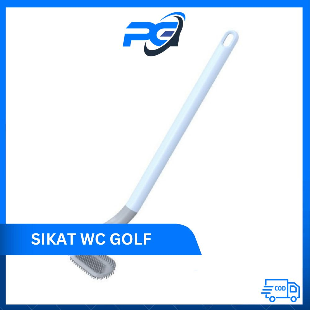 PUGA - Sikat Toilet Silikon|Sikat WC|Alat Pembersih WC Kamar Mandi Silikon Flexible Serbaguna Lentur