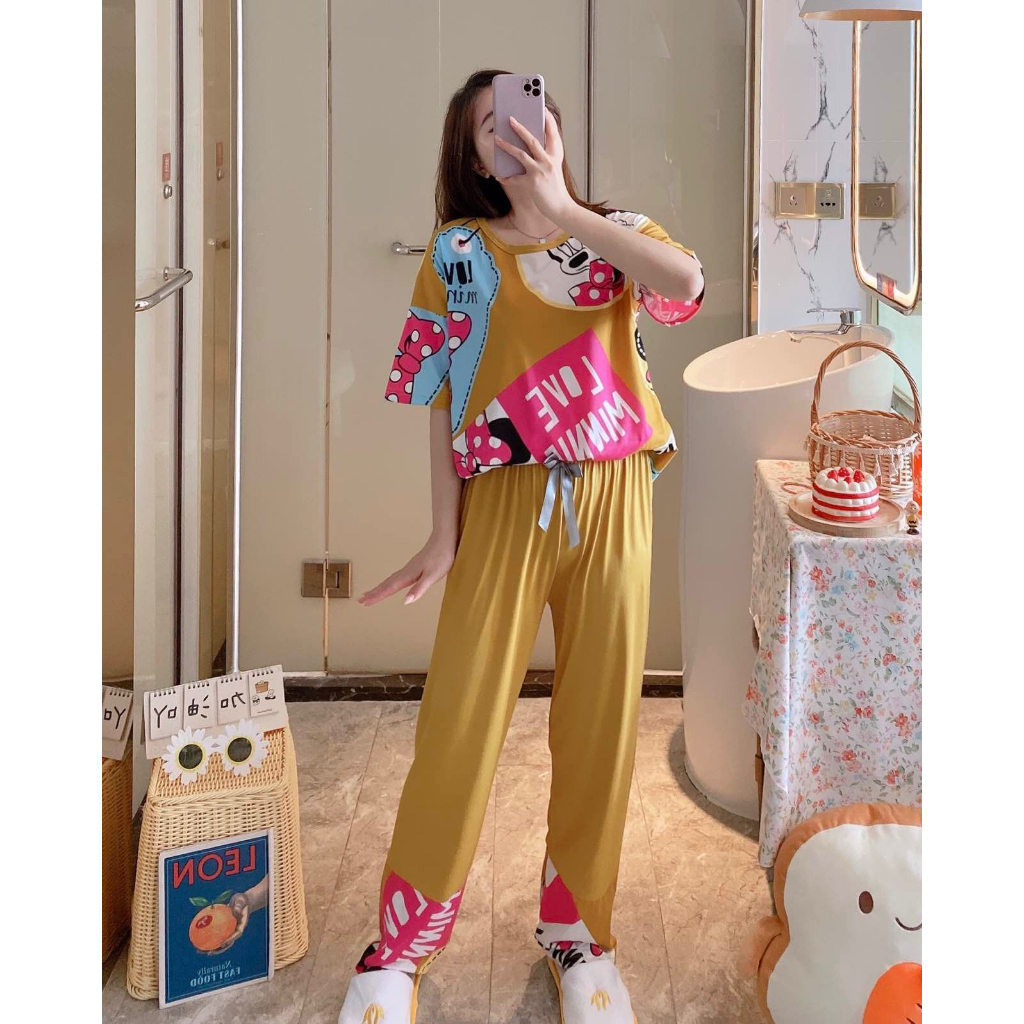 Piyama baju tidur wanita import cp New|piyama lengan pendek wanita|Setelan baju tidur lengan pendek