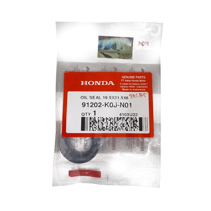 Oli Seal Sil kruk as Honda Vario Beat Scoopy Spacy PCX 110 125 150 91202-KVB-901 asli AHM