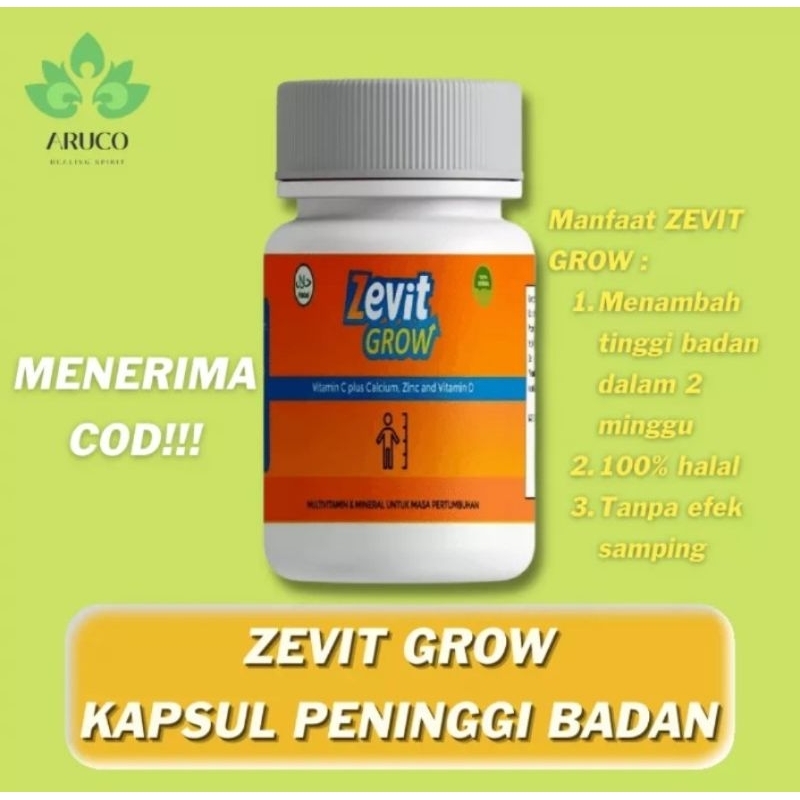 Zevit grow peninggi badan / zevit suplemen peninggi badan original
