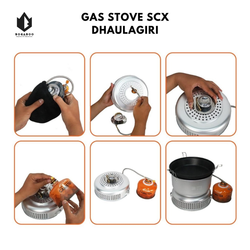 KOMPOR Dhaulagiri Gas Stove SCX - Kompor Selang ultralight - Kompor Camping Outdoor Gunung