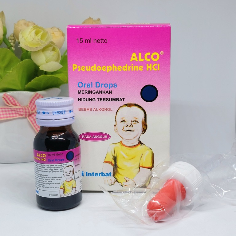 ALCO PSEUDOEPHEDRINE HCI DROPS (Obat Flu Balita)