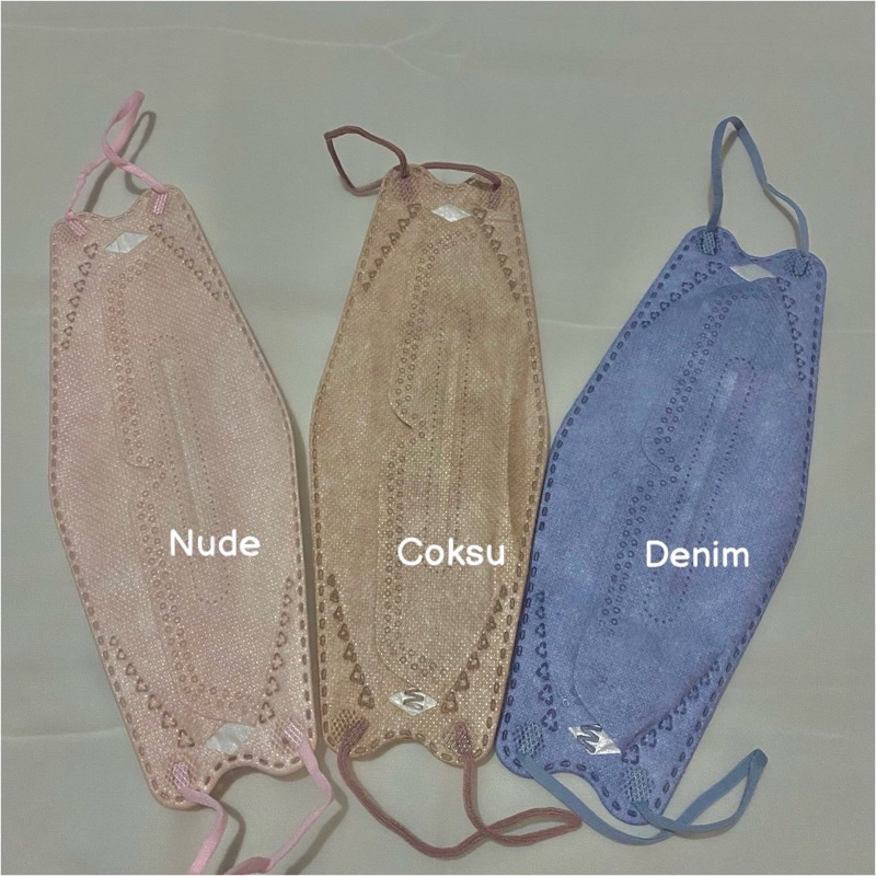 MASKER KF 94 WARNA WARNI NUDE PASTEL 10 PCS