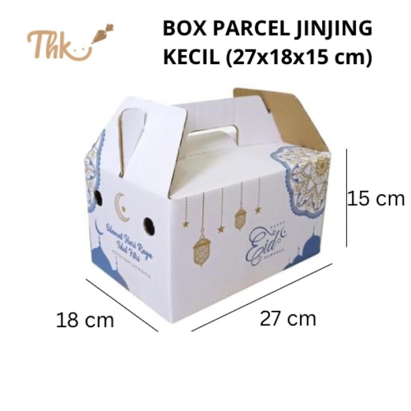 

Box Parcel Jinjing Kecil Lebaran Idul Fitri - 27x18x15cm