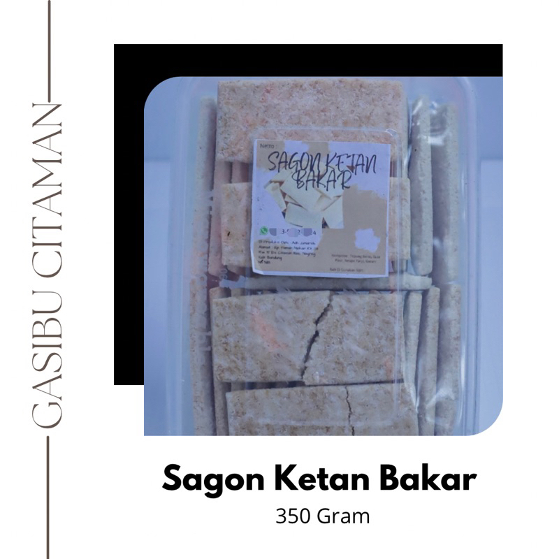 

Kue Sagon Ketan Bakar | Snack Gasibu Citaman