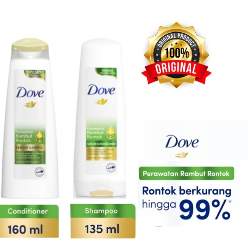 DOVE Serum Shampoo | DOVE Conditioner / Kondisioner Perawatan Rambut