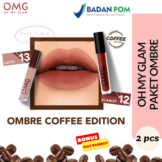 Image of Paket Ombre Lips OMG | Lipcream OMG Ombre Coffee Edition| Lipcream OMG | Ombre OMG Lip Cream | Ombre Lips