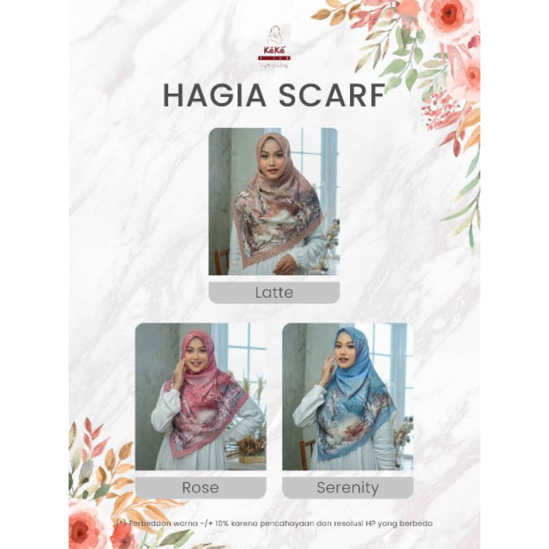 SCARF KEKE HAGIA SCARF TERBARU PREMIUM