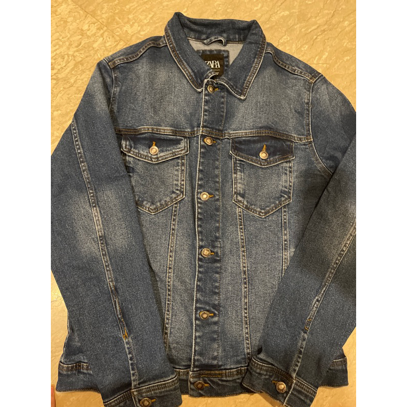 Original ZARA man jeans jacket XL preloved