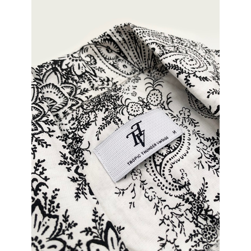 White Paisley Shirt