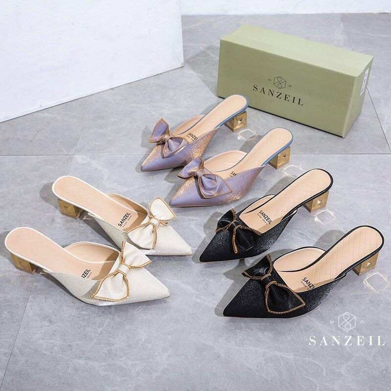 SG0055 syafniegalery Sanzeil Rose Original Brand sepatu heels import