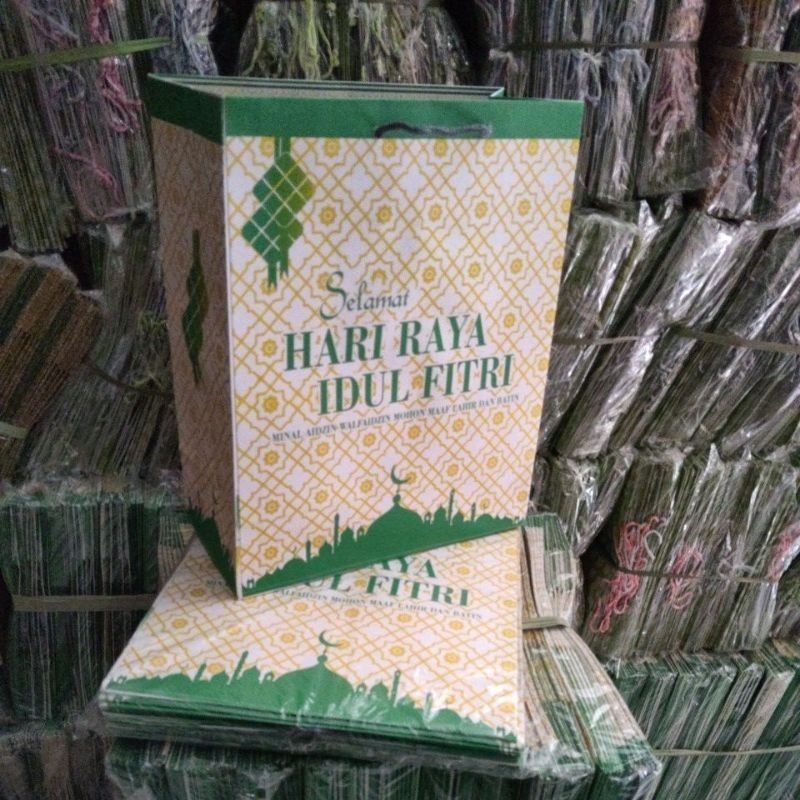 

paper bag /tas kertas lebaran IDUL FITRI