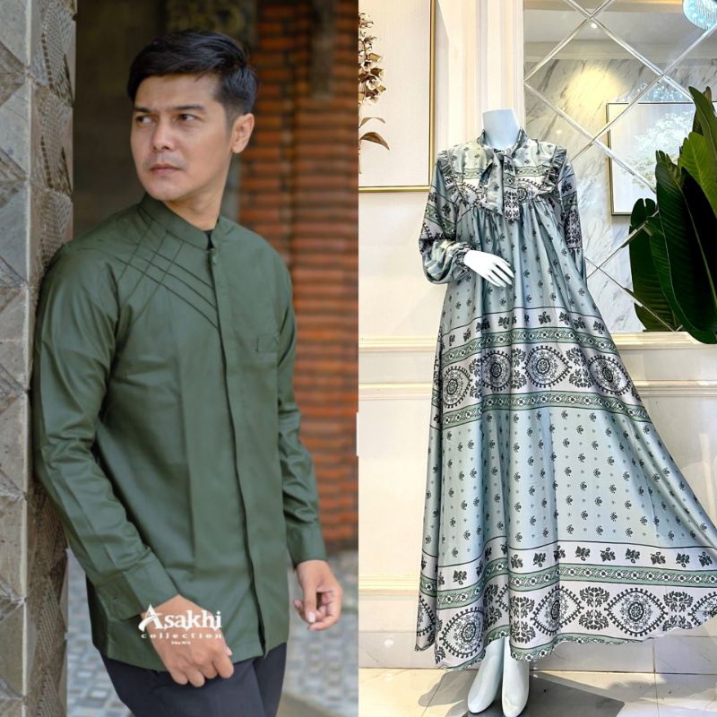 Couple gamis raya 2023 ANAMI SARWENDAH COUPLE