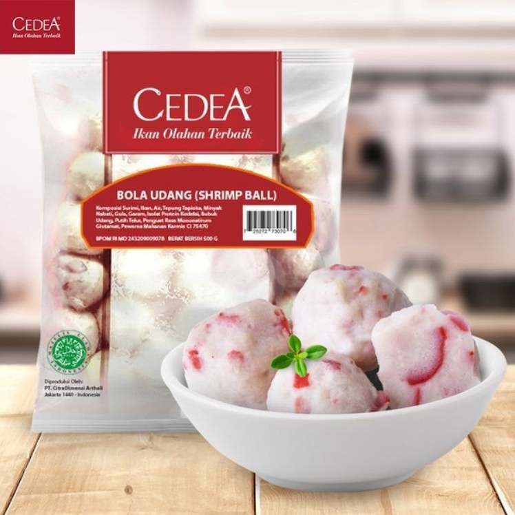 

CEDEA SHRIMP BALL 500gr & 200gr - BOLA UDANG SEAFOOD / bakso seafood / bakso setamboat / frozen food / bola udang . bakso udang