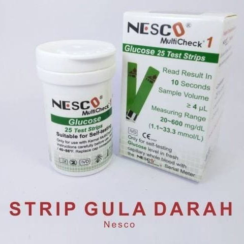 Strip Isi Ulang Nesco Glucose Stik Isi ulang Nesco Gula Refil Glucose Nesco