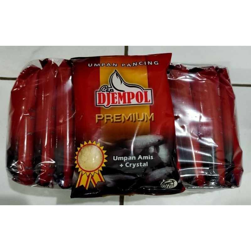 Umpan Djempol Premium Umpan Amis + Crystal 1pak ( isi 10pcs )