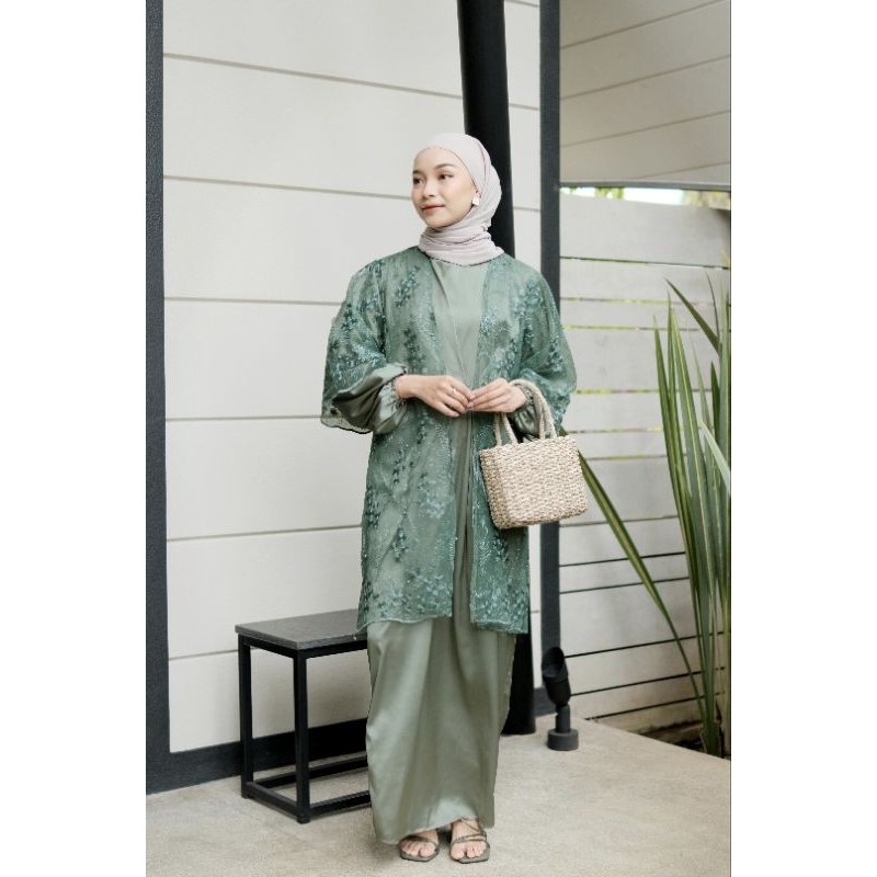 ERINA DRESS SET / DRESS KONDANGAN / DRESS SERAGAMAN / DRESS BRIDESMAID/ SIMPLE DRESS / DRESS HARI RAYA