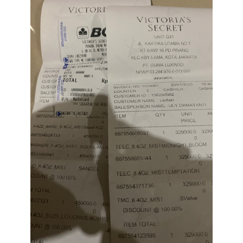 Victoria Secret parfume