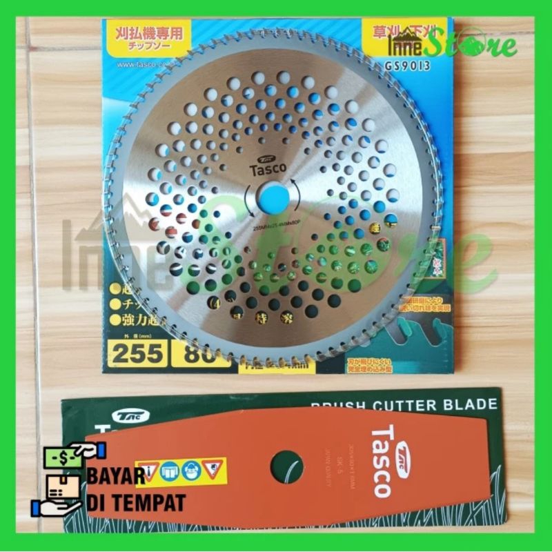 Tasco Pisau Potong Rumput Bulat dan Pisau Potong Rumput Gendong Pendek