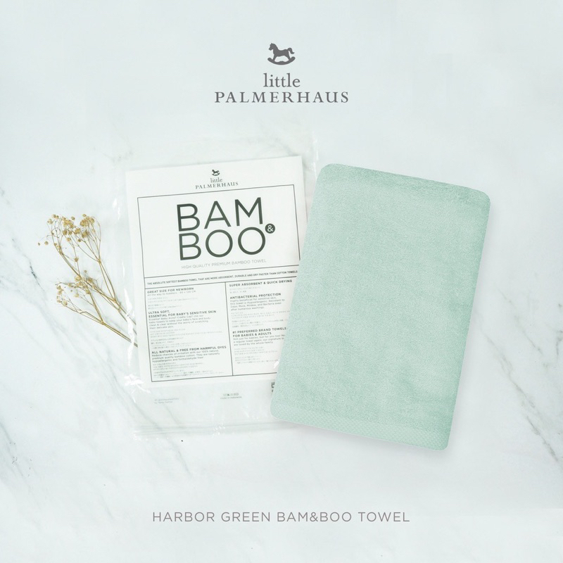 LITTLE PALMERHAUS Handuk Bayi MASON BAMBOO- PREMIUM BABY TOWEL