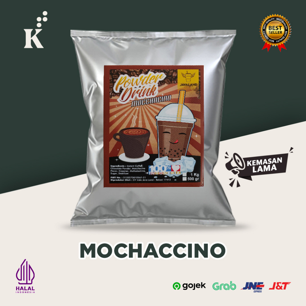 Bubuk Minuman Bubble Powder Drink Mochaccino ORIGINAL Javaland 1kg