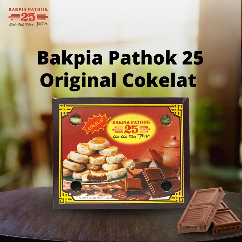 

Bakpia original rasa coklat