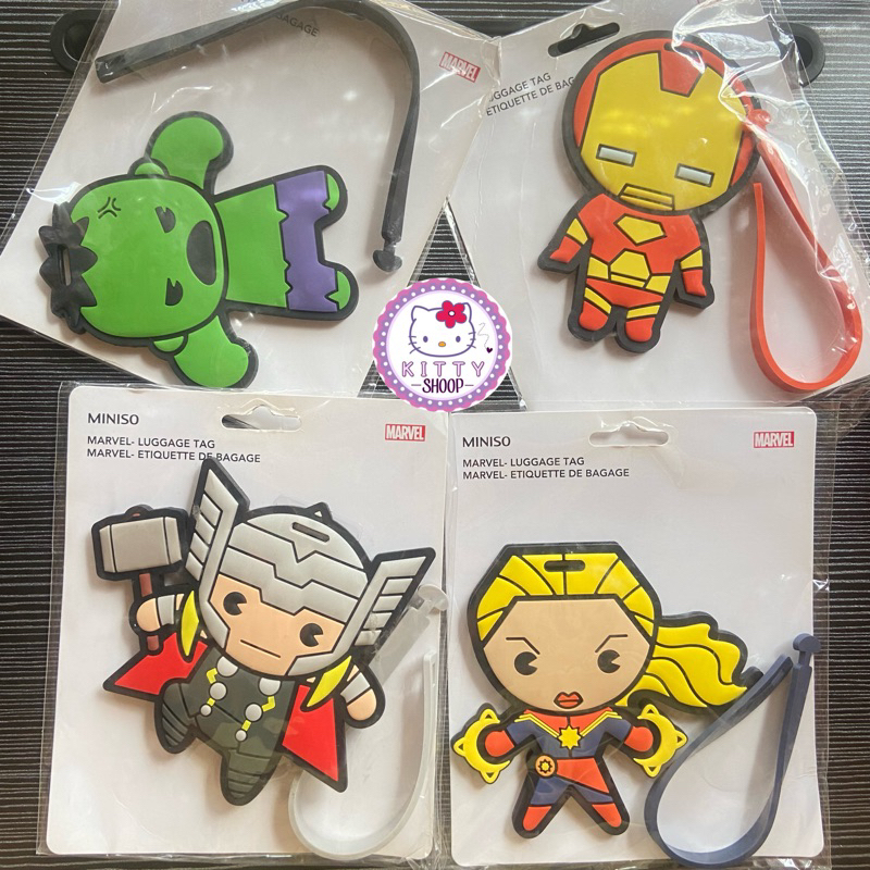 Luggage Tag Miniso - Marvel Luggage Tag