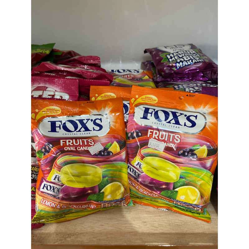 

Permen fox bungkus isi 125g