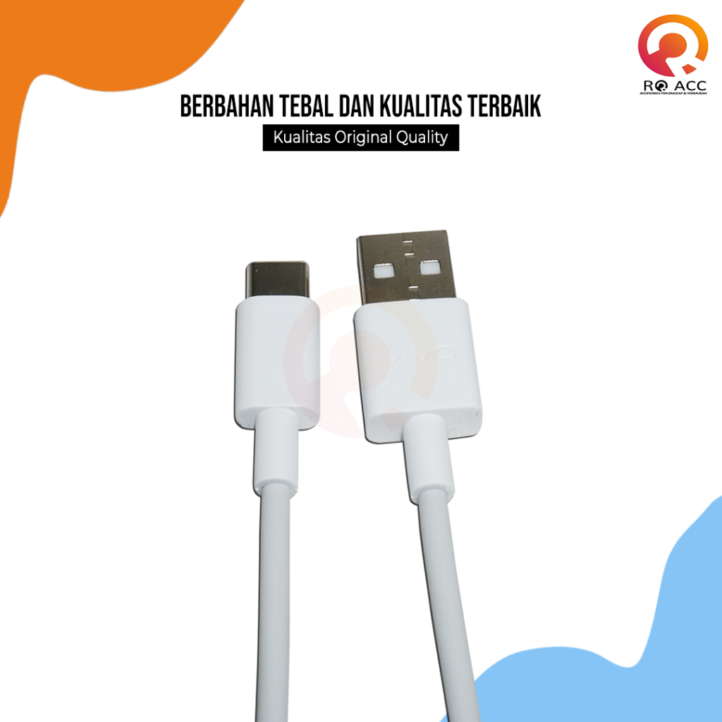 [RO ACC]  TYPE C VIVO KABEL DATA NON PACK ORIGINAL FAST CHARGING