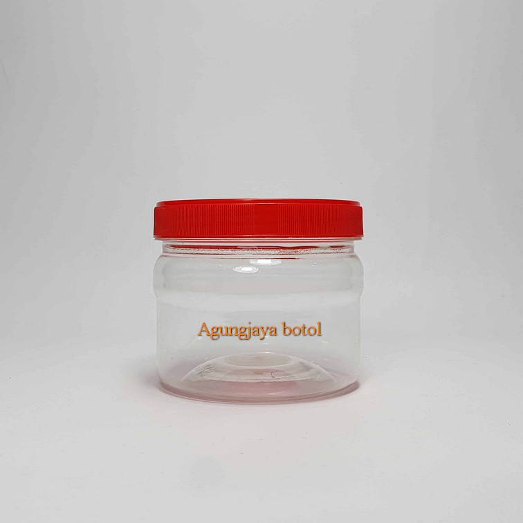 Toples Pet 400 Ml Pet Kacang Natural / Toples Bawang Goreng / Toples Snack / Toples Plastik