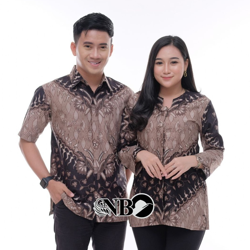 Batik Couple Pasangan  Terbaru Remaja Batik Sarimbit Couple Modern Premium Atasan Batik Couple Blous