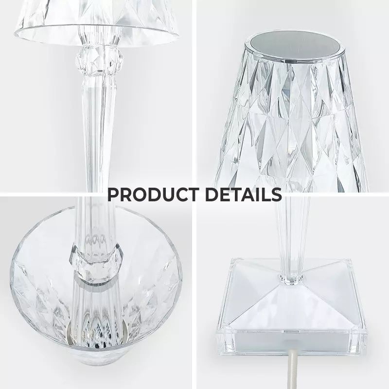 lampu hias meja lampu tidur kristal