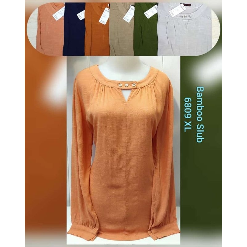 blus cringkle ibu remaja