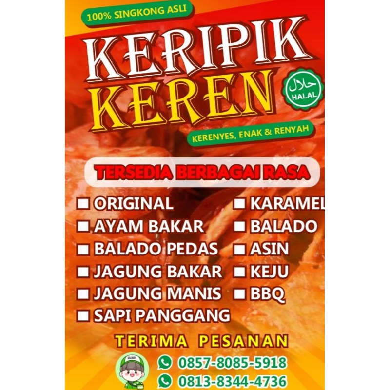 

Keripik singkong KEREN