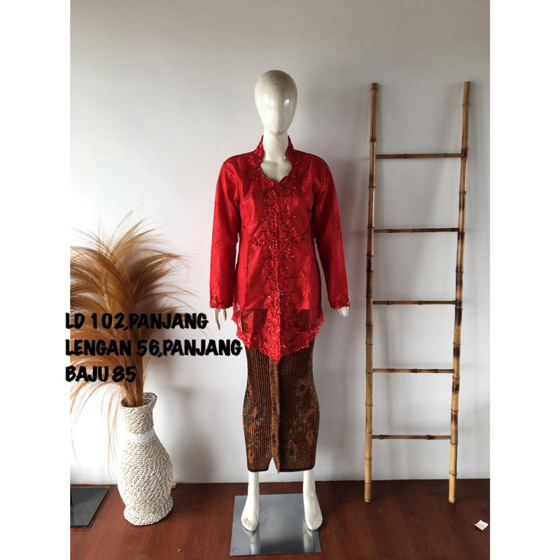 kebaya marun broklat/kebaya ibu besan