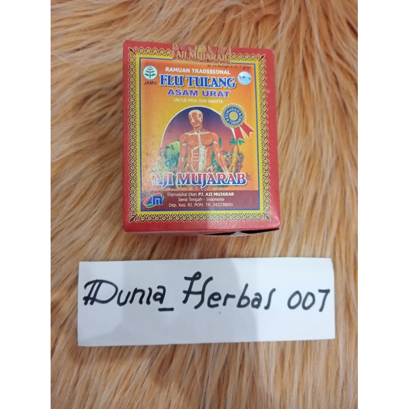 Flu tulang asam urat aji mujarab