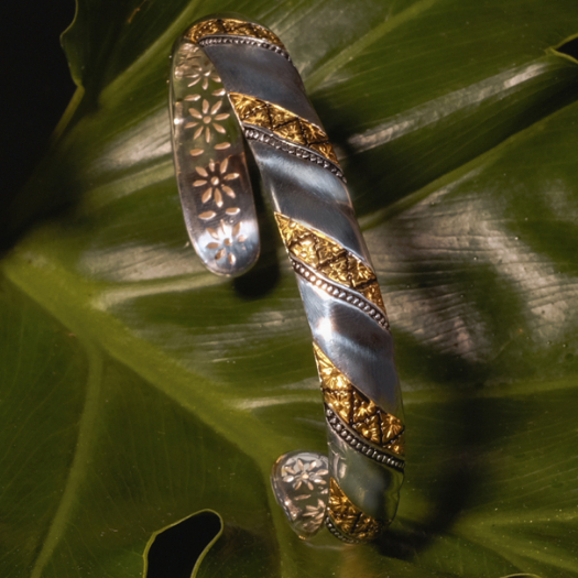 [Original Gelang Perak 925 ] Gelang Cuff Bangle Keong Emas Perak Bali  Sunaka Jewelry