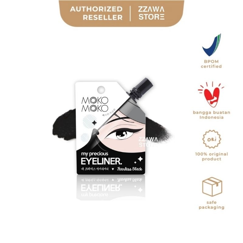 MOKO MOKO My Precious Eyeliner Fearless Black