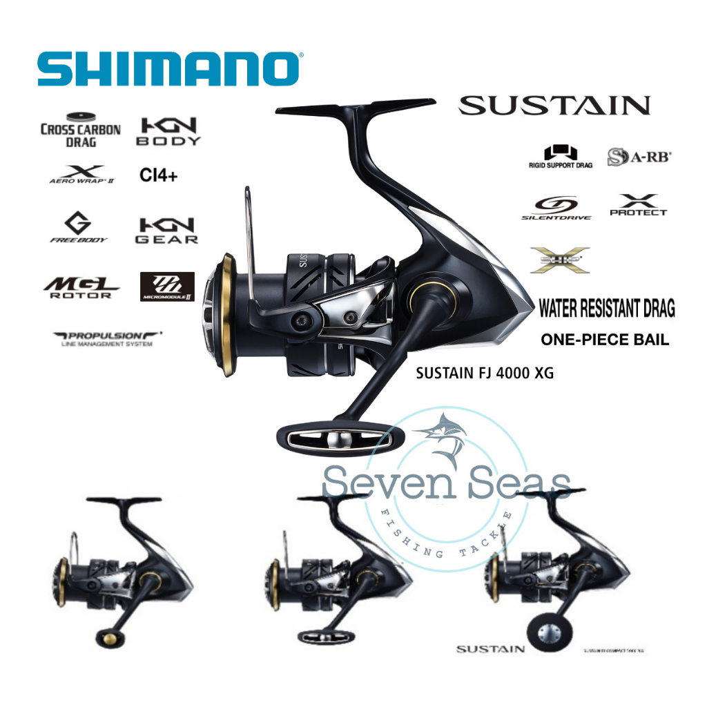 Shimano Sustain FJ 2021 2500 C3000 4000 C5000 Spinning Reel Pancing