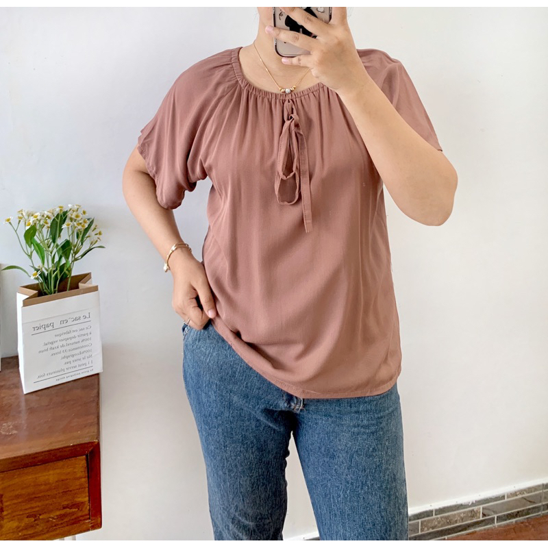 SHANIA TOP || ATASAN RAYON TWILL