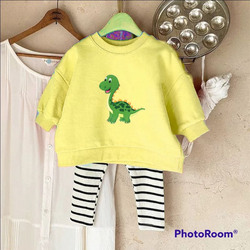 jamet anak model dino jaket korea dino sweater anak dino