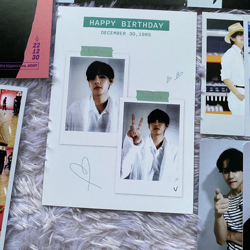 FANKIT BTS V TAEHYUNG BIRTHDAY 2022