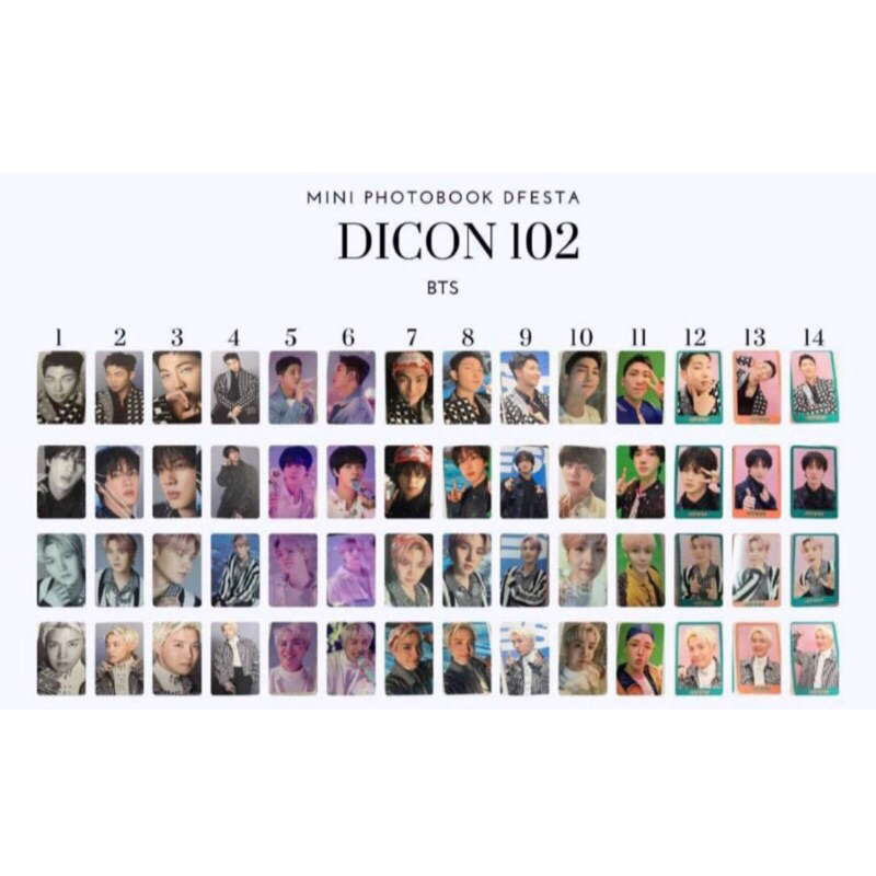 pc dicon bts 102 jungkook suga jhope taehyung